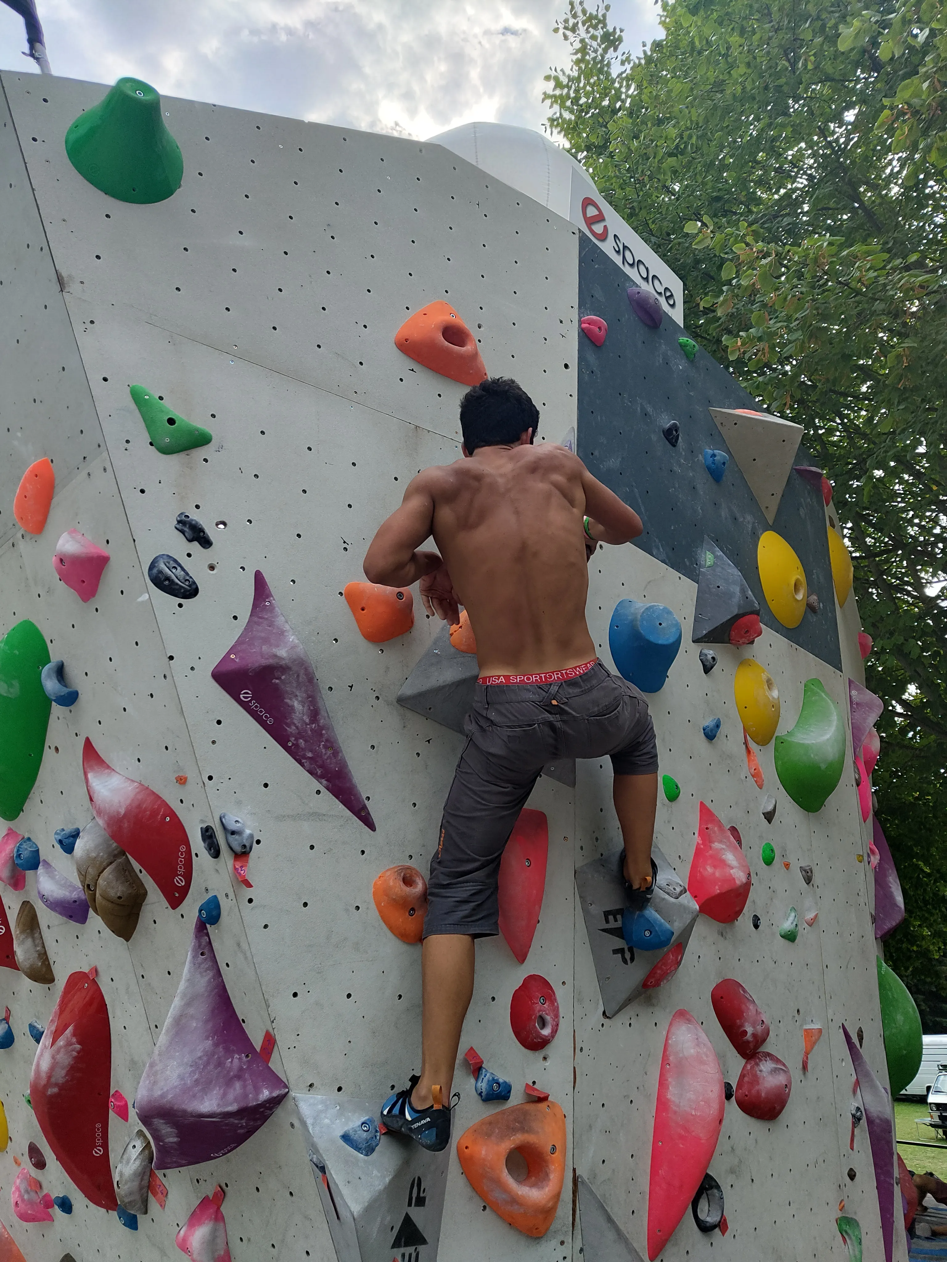 Picture of me climbing